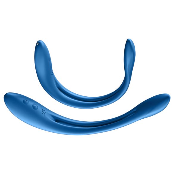Satisfyer Elastic Game - Rechargeable Flexible Couple's Vibrator (Blue)