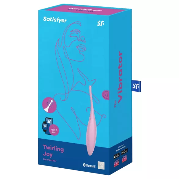 Satisfyer Twirling Joy - App-controlled clitoral vibrator (pink)