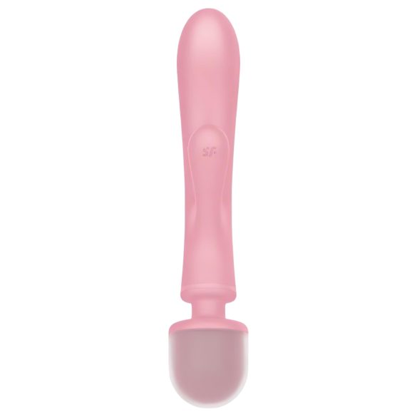 Satisfyer Triple Lover - G-spot and massager vibrator (pink)