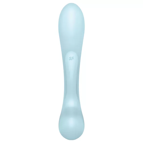 Satisfyer Triple Oh - Rechargeable Clitoral Vibrator with Arm (Blue)