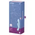 Satisfyer Triple Oh - Rechargeable Clitoral Vibrator with Arm (Blue)