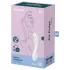 Satisfyer Curvy Trinity 5+ - App-controlled 2‑in‑1 vibrator (white)