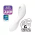 Satisfyer Curvy Trinity 5+ - App-controlled 2‑in‑1 vibrator (white)