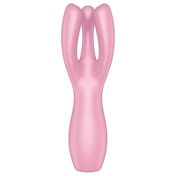 Satisfyer Threesome 3 - Rechargeable Clitoral Vibrator (Pink)