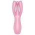 Satisfyer Threesome 3 - Rechargeable Clitoral Vibrator (Pink)