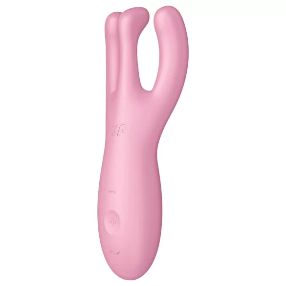 Satisfyer Threesome 4 - App-controlled clitoral vibrator (pink)