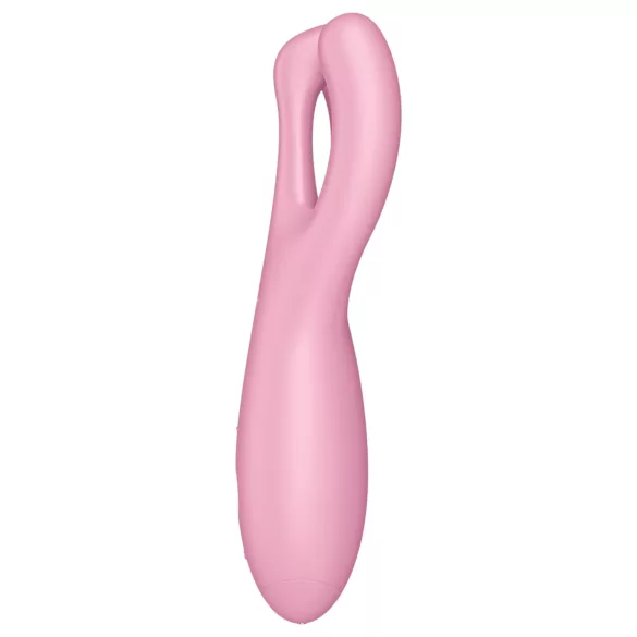 Satisfyer Threesome 4 - App-controlled clitoral vibrator (pink)