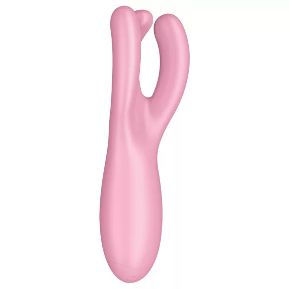 Satisfyer Threesome 4 - App-controlled clitoral vibrator (pink)