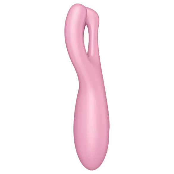 Satisfyer Threesome 4 - App-controlled clitoral vibrator (pink)