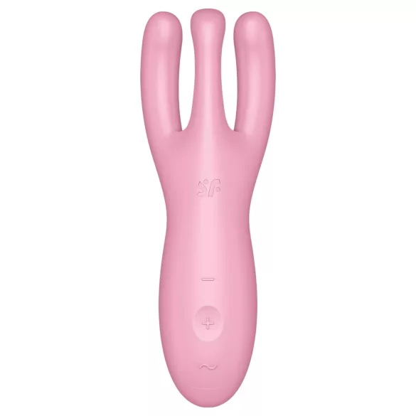 Satisfyer Threesome 4 - App-controlled clitoral vibrator (pink)