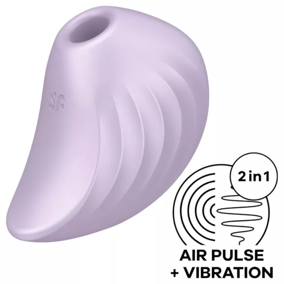 Satisfyer Pearl Diver - Air Pulse Clitoral Vibrator (Purple)