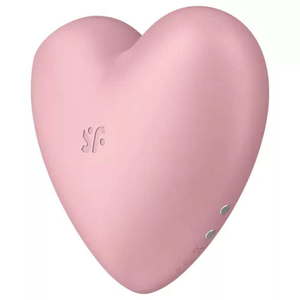 Satisfyer Cutie Heart - Pink Rechargeable Air-Pulse Clitoral Vibrator