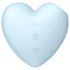 Satisfyer Cutie Heart - Rechargeable Air-Pulse Clitoral Vibrator (Blue)
