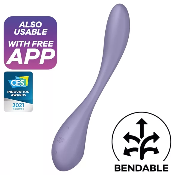 Satisfyer G-Spot Flex 5 - App-controlled G-spot vibrator (purple)