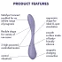 Satisfyer G-Spot Flex 5 - App-controlled G-spot vibrator (purple)