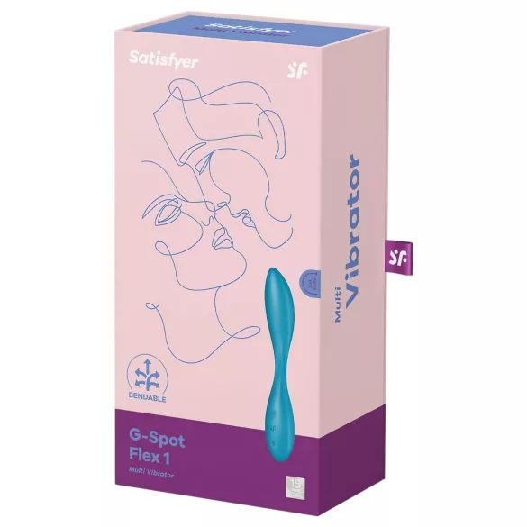 Satisfyer G-Spot Flex 1 - rechargeable, waterproof G-spot vibrator (green)
