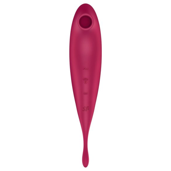 Satisfyer Twirling Pro - Smart 2-in-1 Clitoral Vibrator (Red)