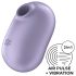 Satisfyer Pro To Go 2 - Rechargeable Air-Pulse Clitoral Stimulator (Violet)