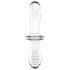 Satisfyer Double Crystal - Double-Ended Glass Dildo (Clear)