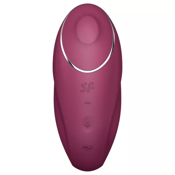 Satisfyer Tap & Climax 1 - 2-in-1 Vibrator & Clitoral Stimulator (Red)