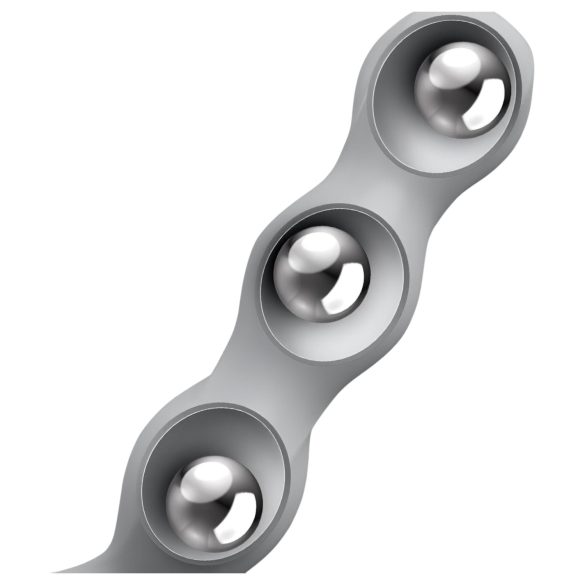 Satisfyer Triple Ball-R - Beaded Dildo (Gray)