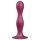 Satisfyer Double Ball-R - Weighted Suction Cup Dildo (Red)