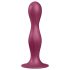 Satisfyer Double Ball-R - Weighted Suction Cup Dildo (Red)