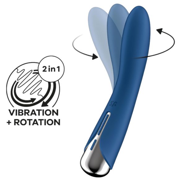 Satisfyer Spinning Vibe 1 - Rotating G-Spot Vibrator (Blue)