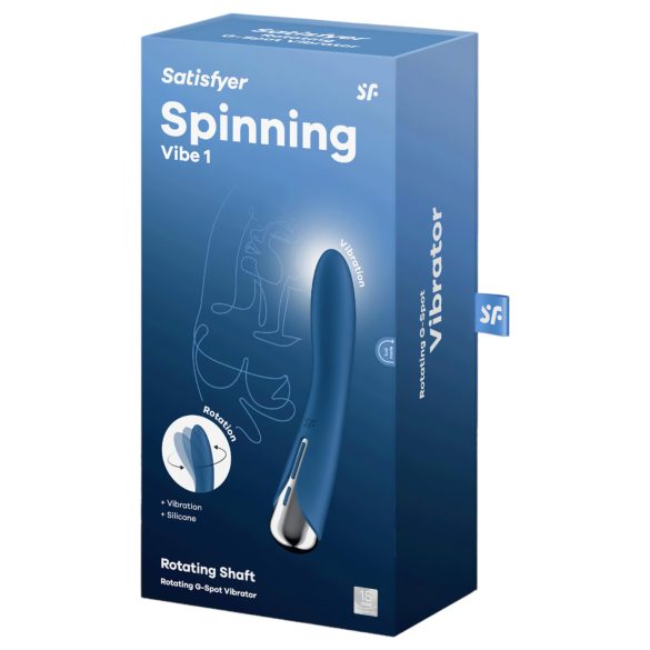 Satisfyer Spinning Vibe 1 - Rotating G-Spot Vibrator (Blue)