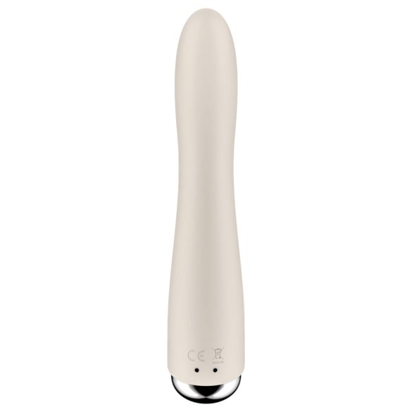 Satisfyer Spinning Vibe 1 - Rotating Head G-Spot Vibrator (Beige)