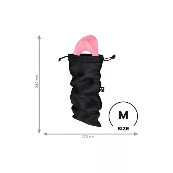Satisfyer Treasure Bag - discreet storage pouch - medium (black)