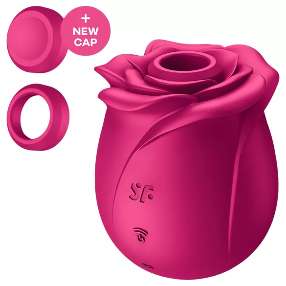 Satisfyer Pro 2 Classic Blossom - Air Pulse Clitoral Stimulator (Red)