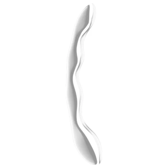 Satisfyer Cosmic Crest 2 - Wavy Steel Dildo (Silver)