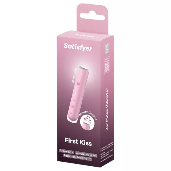 Satisfyer First Kiss - Air Pulse Clitoral Stimulator (Pink)