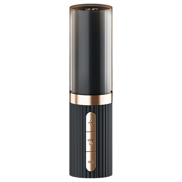Satisfyer Deep Kiss - Air Pulse Lipstick Vibrator (Black)