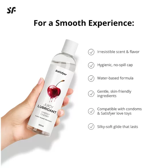 Satisfyer - Cherry Flavored Lubricant (300ml)