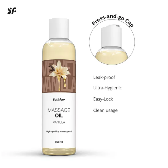 Satisfyer - Massage Oil - Vanilla (250ml)