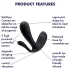Satisfyer Top Secret+ - 3‑armed, wearable vibrator (green)
