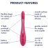 Satisfyer Elastic Game - Flexible Couples Vibrator (Pink)