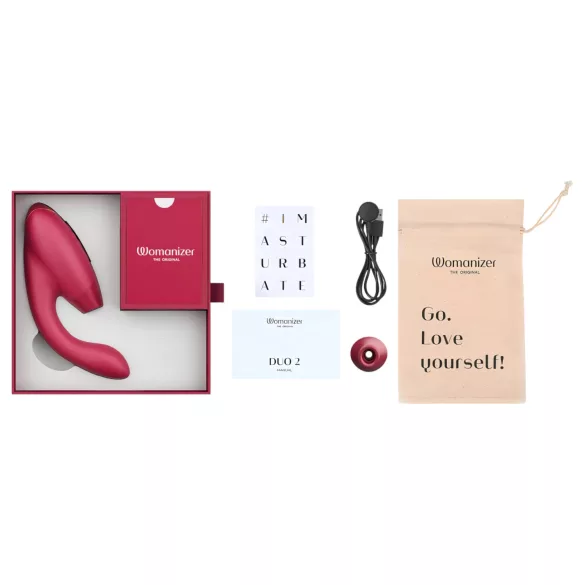Womanizer Duo 2 - 2in1 G-Spot Vibrator (Red)