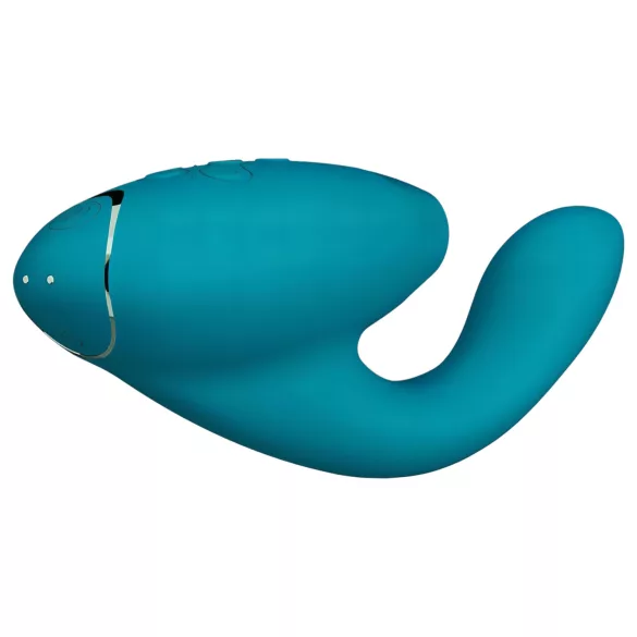 Womanizer DUO 2 - clitoral suction rabbit vibrator (Petrol)
