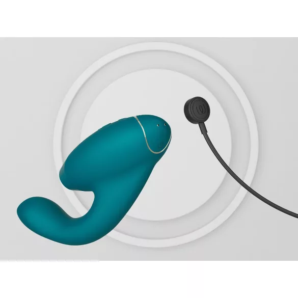 Womanizer DUO 2 - clitoral suction rabbit vibrator (Petrol)