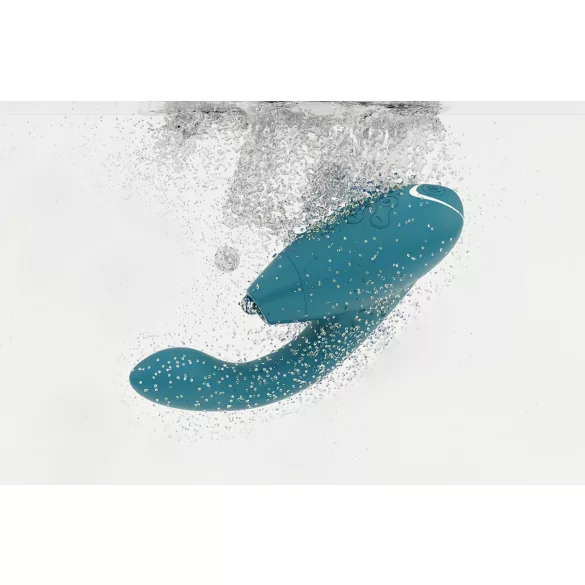 Womanizer DUO 2 - clitoral suction rabbit vibrator (Petrol)