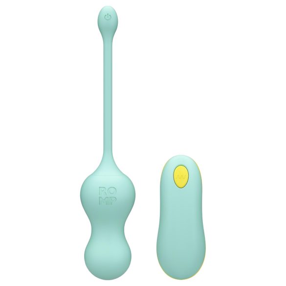 ROMP Cello - Vibrating Pleasure Balls with Remote (Green)