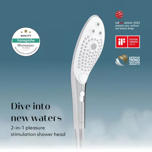 Womanizer Wave - Massaging Shower Head (Chrome)