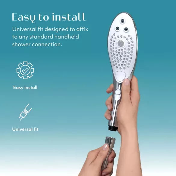 Womanizer Wave - Massaging Shower Head (Chrome)