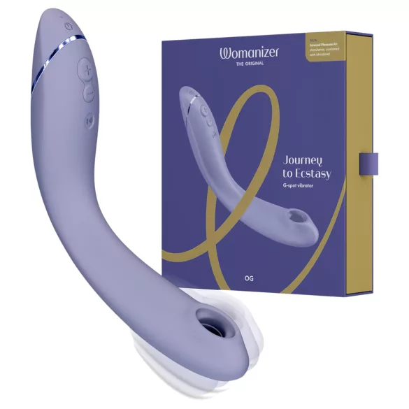 Womanizer OG - Rechargeable 2in1 Airwave G-Spot Vibrator (Purple)