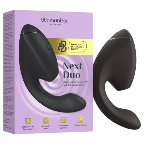 Womanizer Next Duo - 2-in-1 G-spot Vibrator (Black)