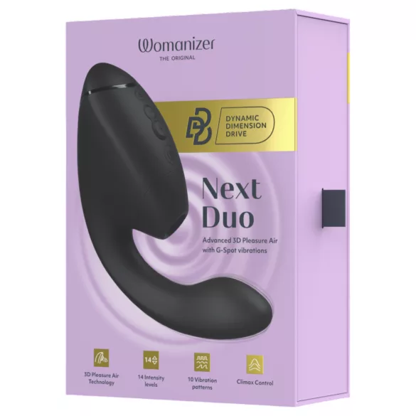 Womanizer Next Duo - 2-in-1 G-spot Vibrator (Black)
