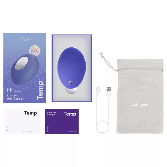 We-Vibe Temp - cooling-warming clitoral vibrator (blue)
